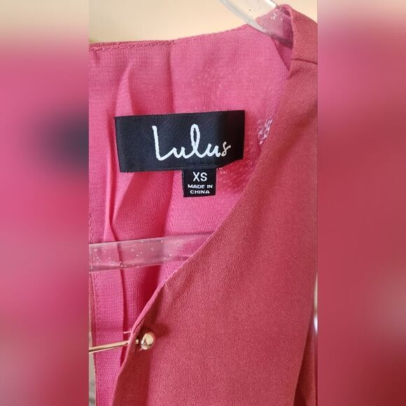 LULU'S Rusty Rose Shift Dress Size XS - Picture 5 of 6